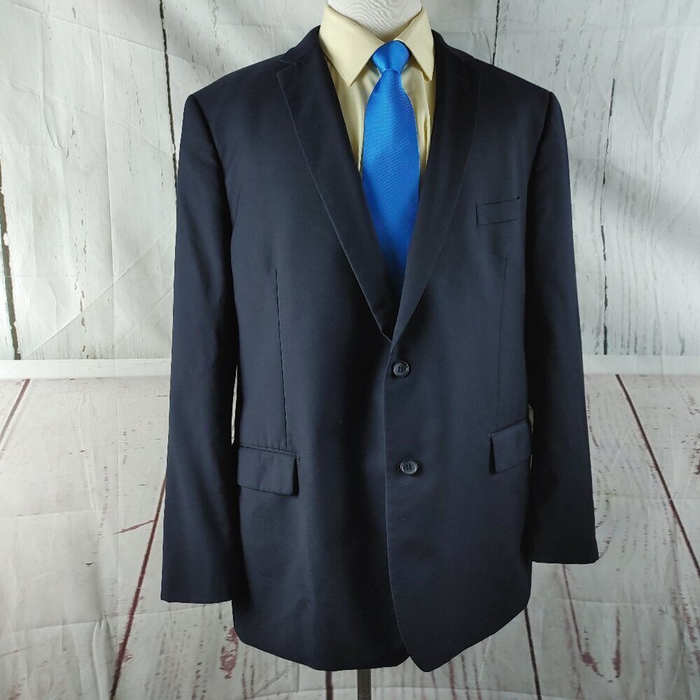 Cornelli 52L Wool 2 Button Blue Italian Suit Jacket